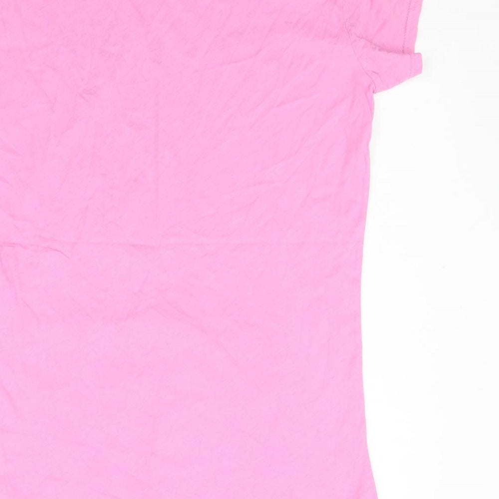 masion scotch Womens Pink   Basic T-Shirt Size L