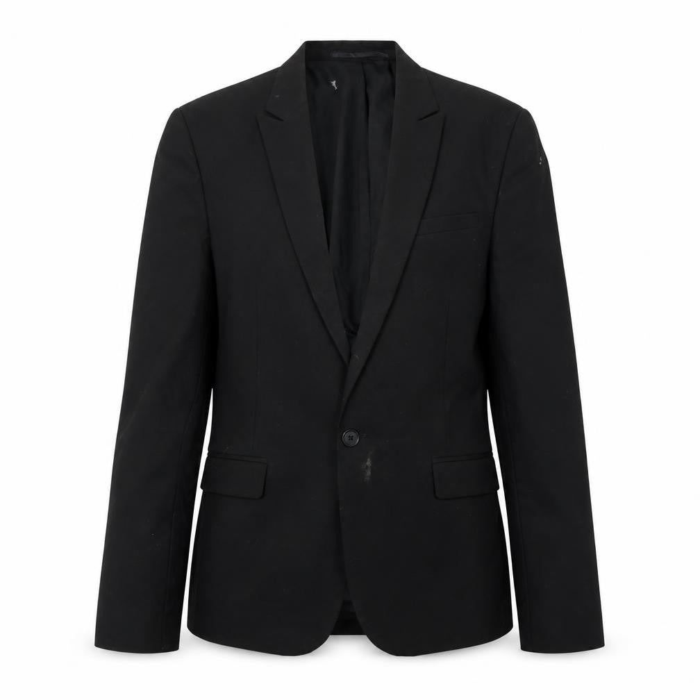 Front view of ASOS women’s black jacket blazer, size UK 10