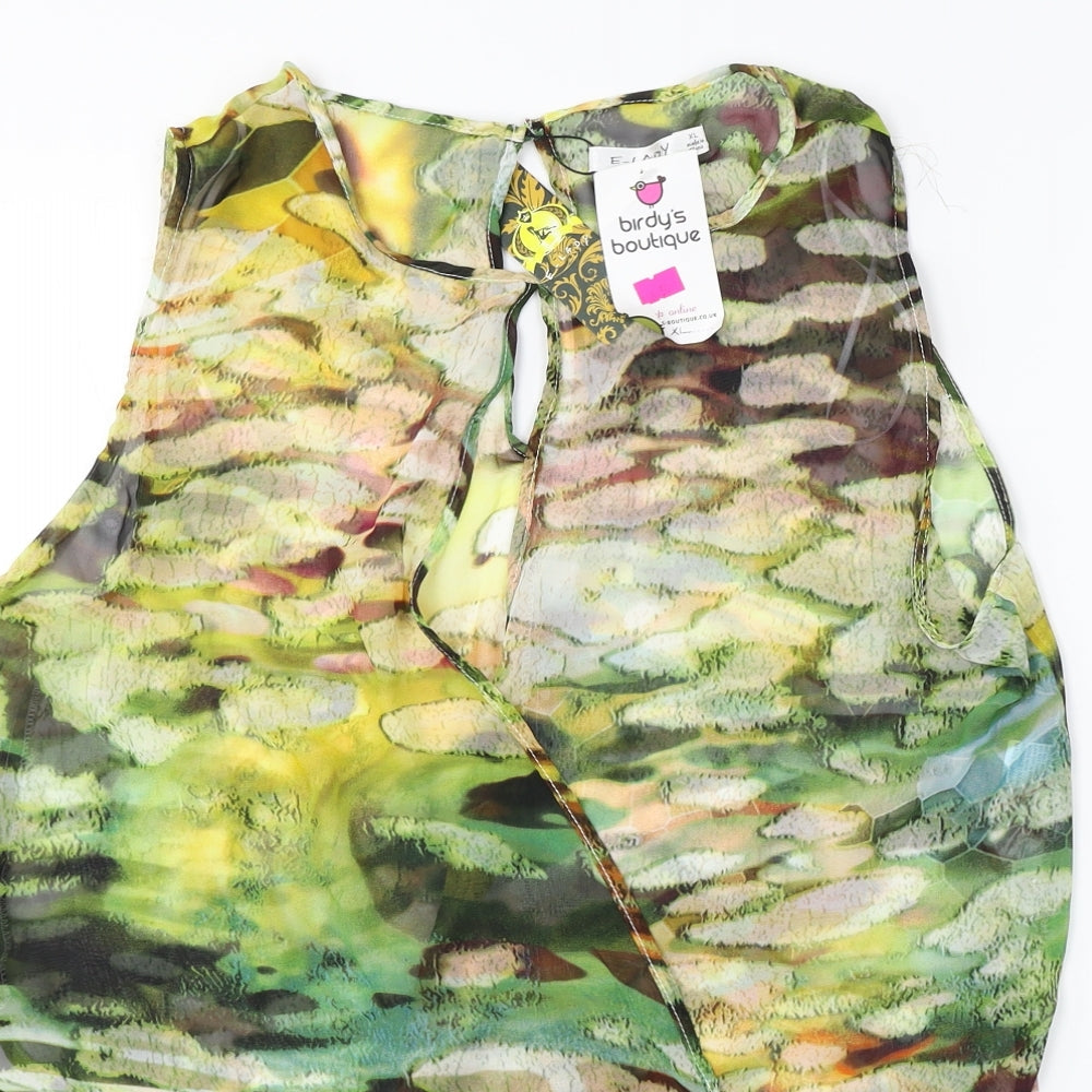 birdys boutique  Womens Green   Basic Blouse Size XL