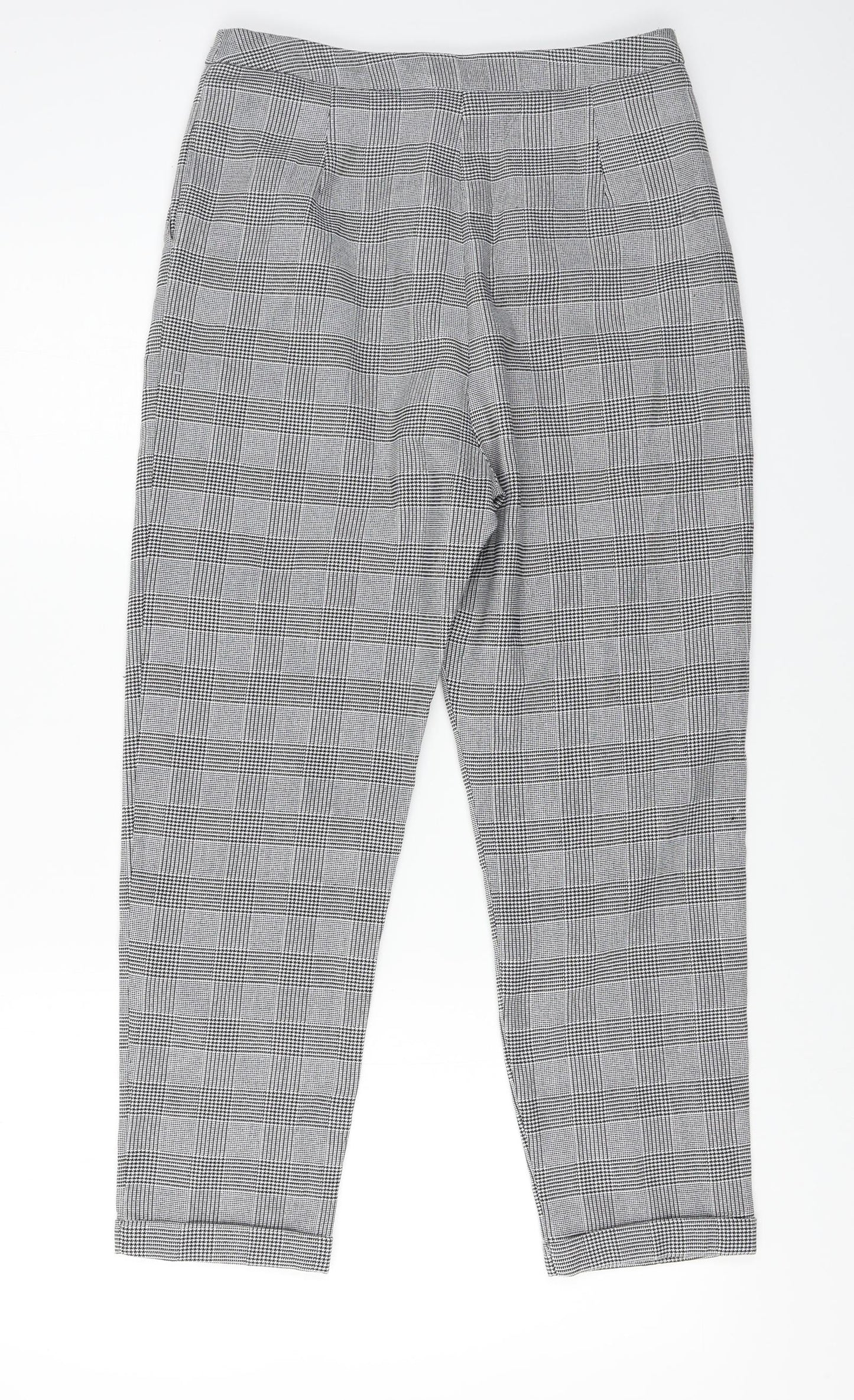 Cooperative  Womens Grey Check  Trousers  Size S L23 in