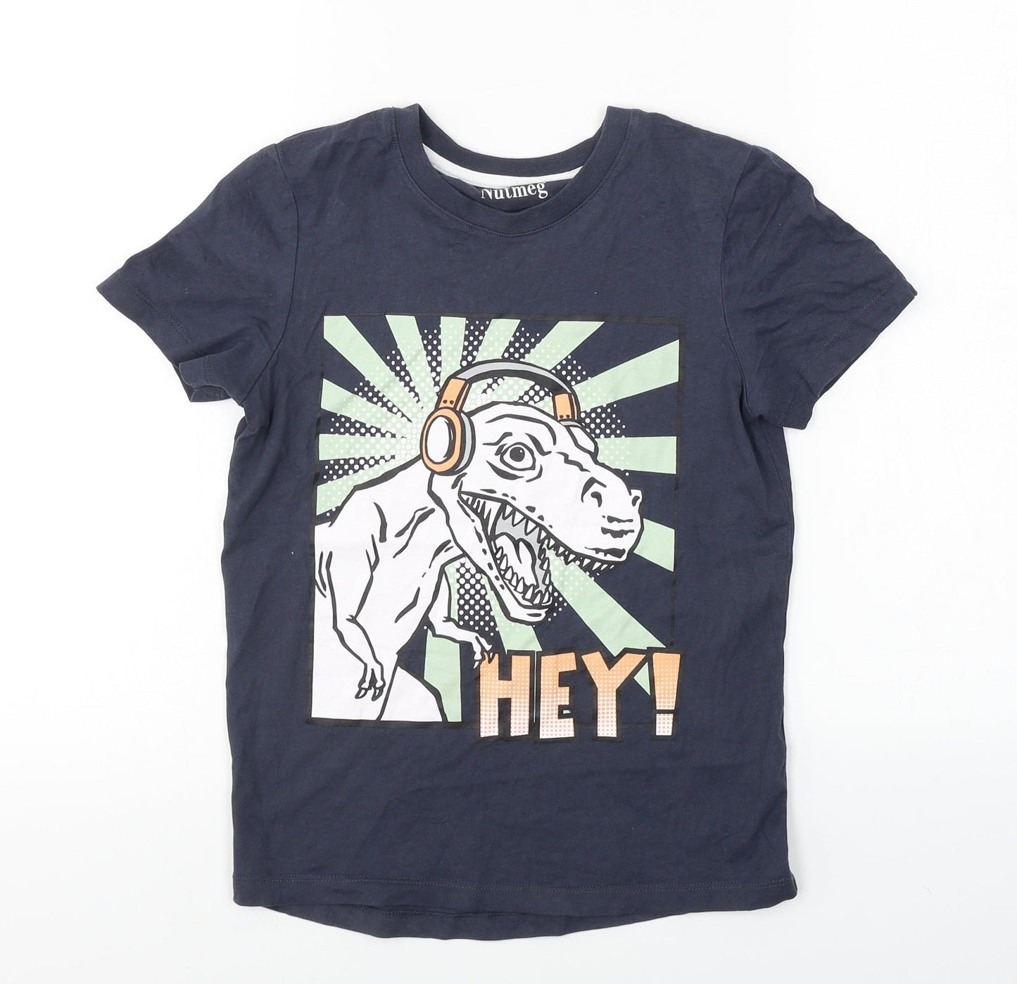 Nutmeg  Boys Grey   Basic T-Shirt Size 8-9 Years