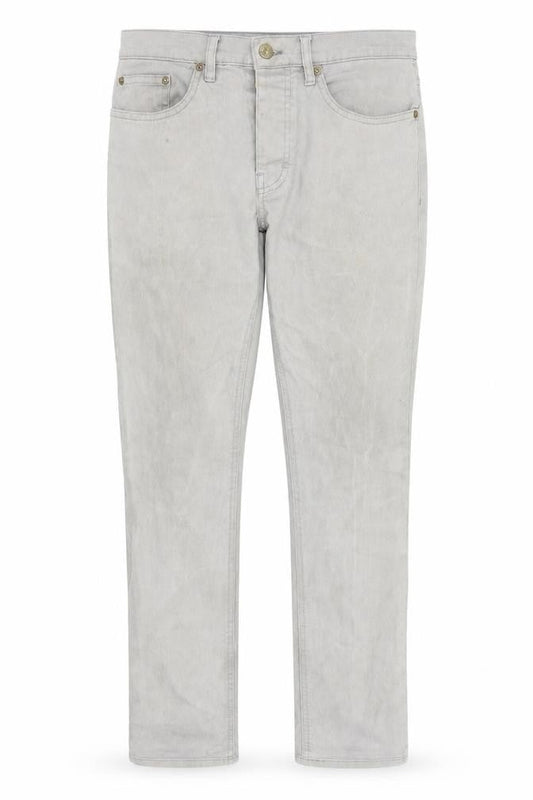 Topman Mens Grey   Straight Jeans Size 32 in L31 in