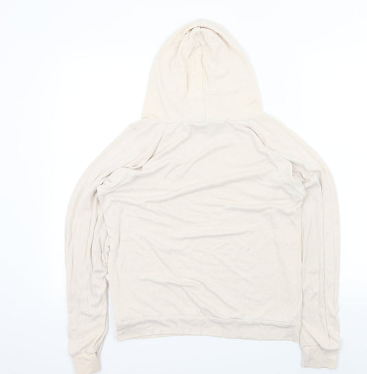 Love to lounge Womens Beige Colourblock  Pullover Hoodie Size 6