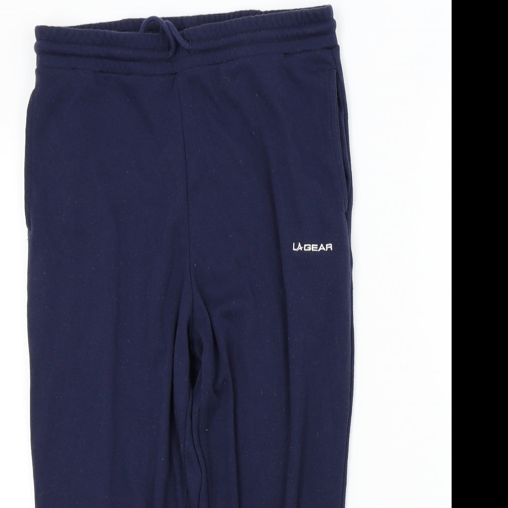 LA Gear Girls Blue Colourblock  Jogger Trousers Size 12 Years