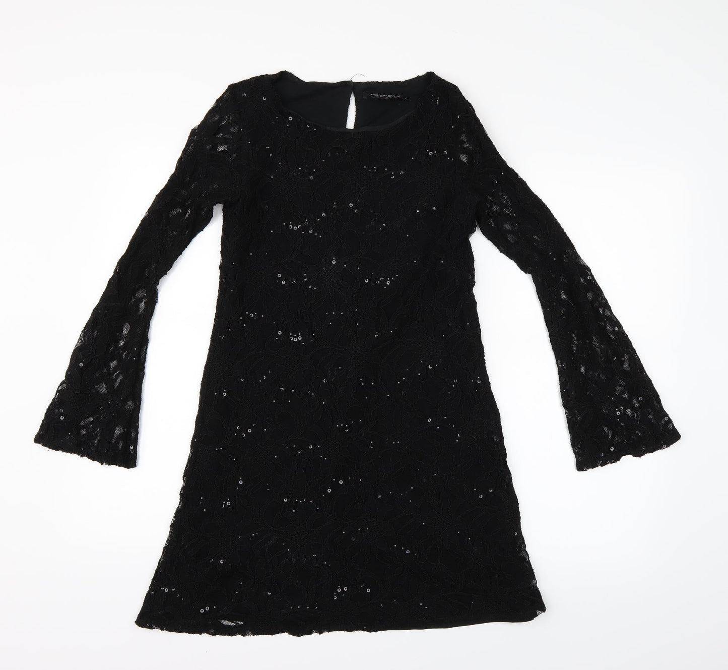Dorothy Perkins Womens Black   Fit & Flare  Size 8