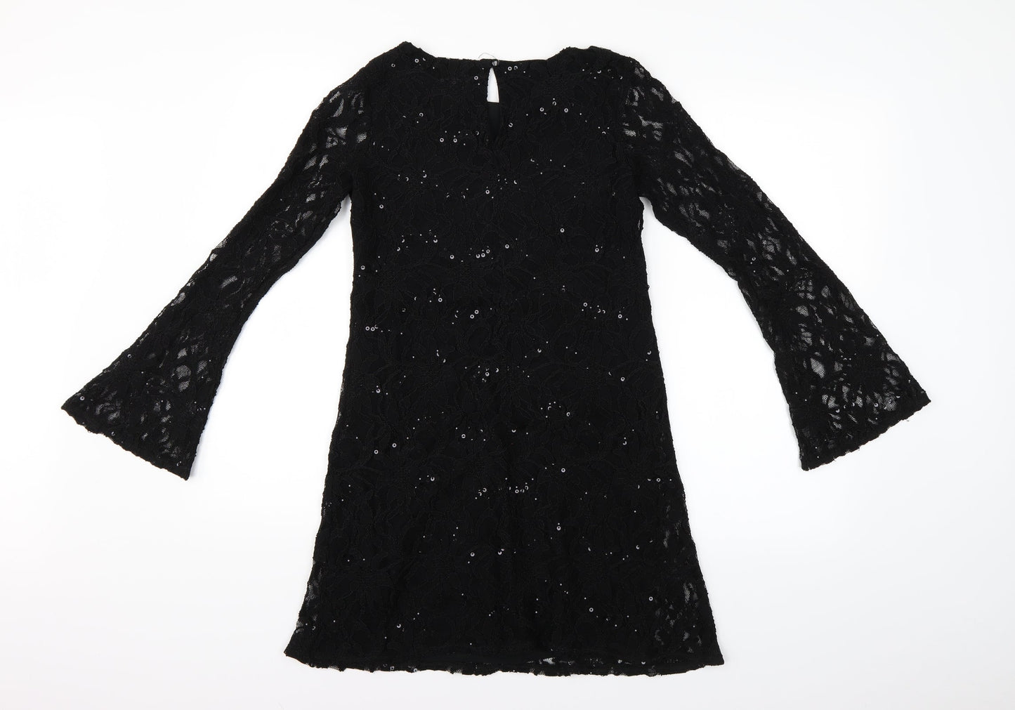 Dorothy Perkins Womens Black   Fit & Flare  Size 8