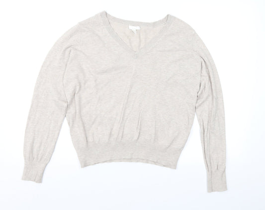H&M Womens Beige   Pullover Jumper Size M