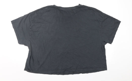 Friends Womens Grey   Cropped T-Shirt Size 20