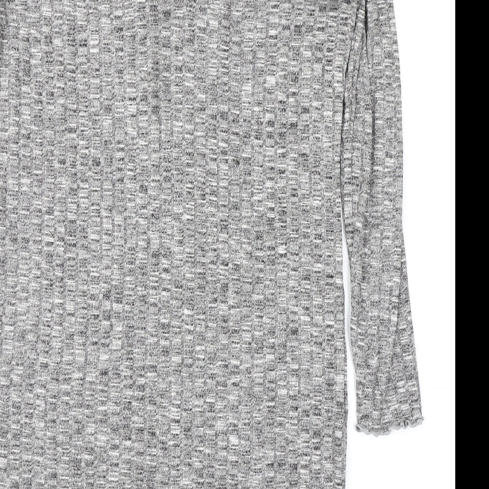Vera Moda Womens Grey  Knit Jumper Dress  Size L