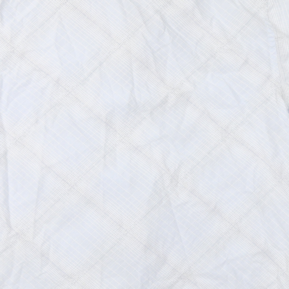 NEXT Mens Blue Geometric   Button-Up Size M