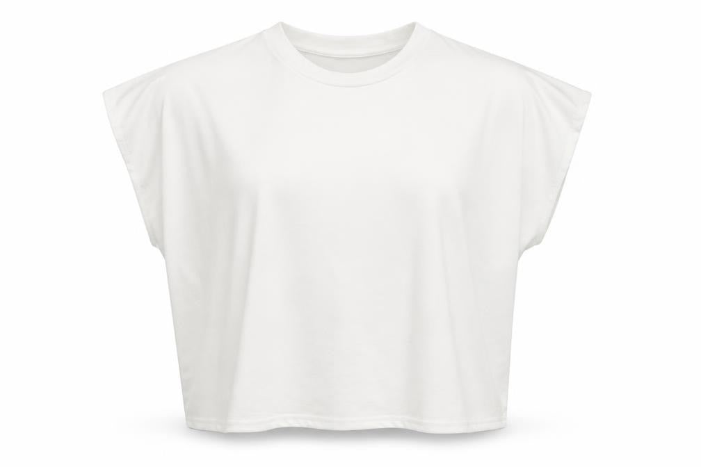 Mishap Womens White   Basic T-Shirt Size L