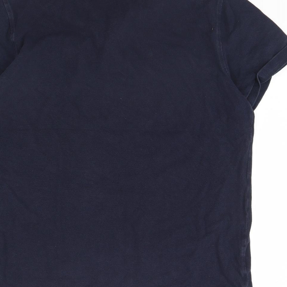 Easy Mens Blue    Polo Size M