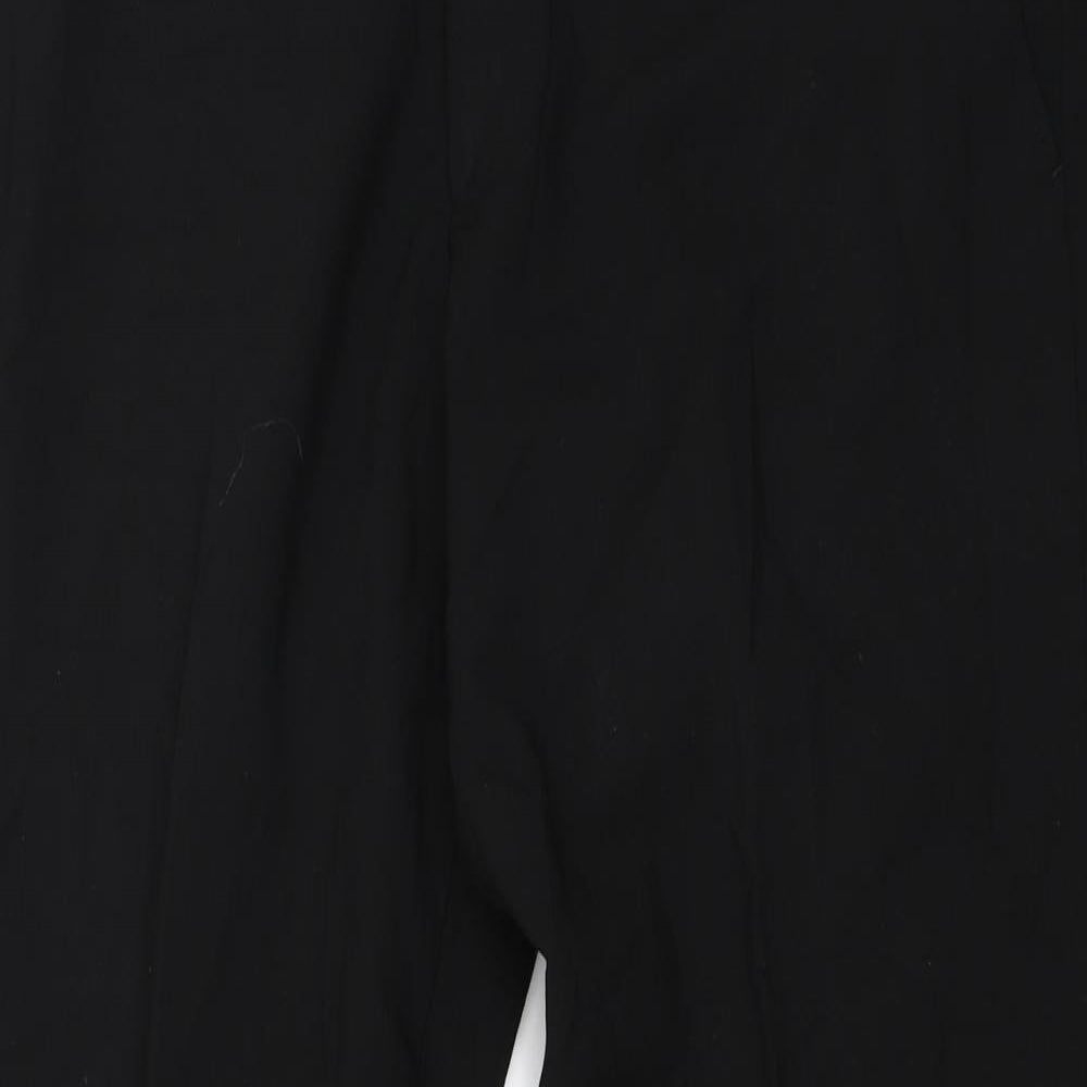 Preworn Womens Black   Trousers  Size 32 in L30 in