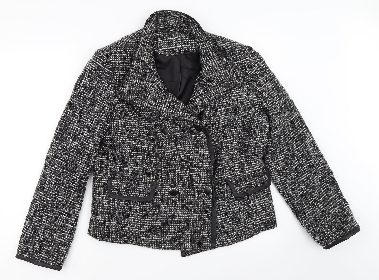 Isle Womens Black   Jacket Coat Size 12