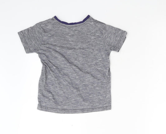Very Boys Grey   Basic T-Shirt Size 5-6 Years
