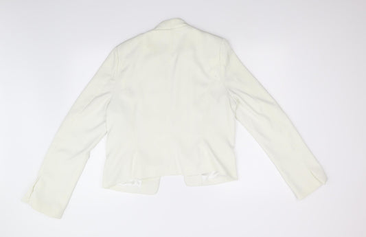 Glamorous Womens Ivory   Jacket Blazer Size 14