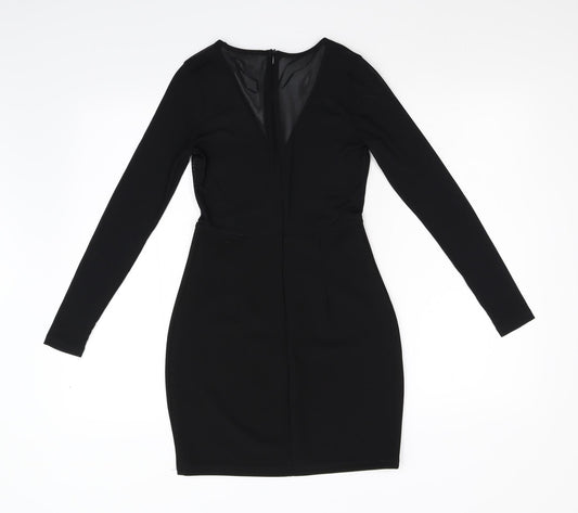 Who I Am Womens Black   Bodycon  Size 8