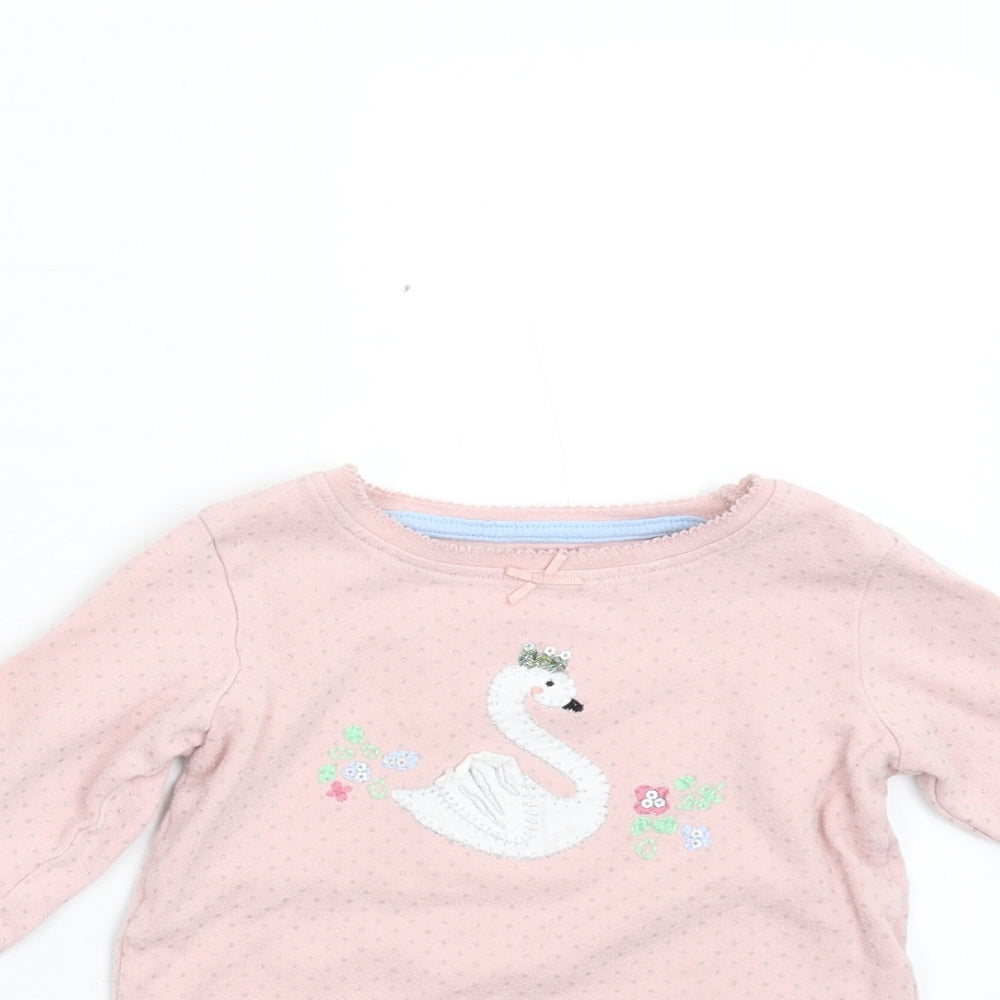 NEXT Girls Pink   Basic T-Shirt Size 2-3 Years