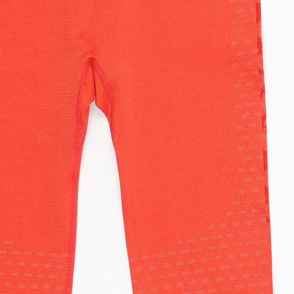 Workout Womens Orange   Jegging Trousers Size S L24.5 in