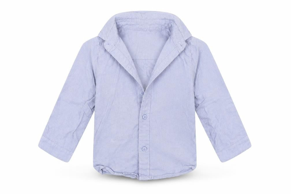 Primark Boys Blue   Basic Dress Shirt Size 2-3 Years