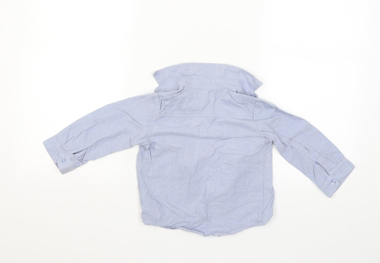 Primark Boys Blue   Basic Dress Shirt Size 2-3 Years