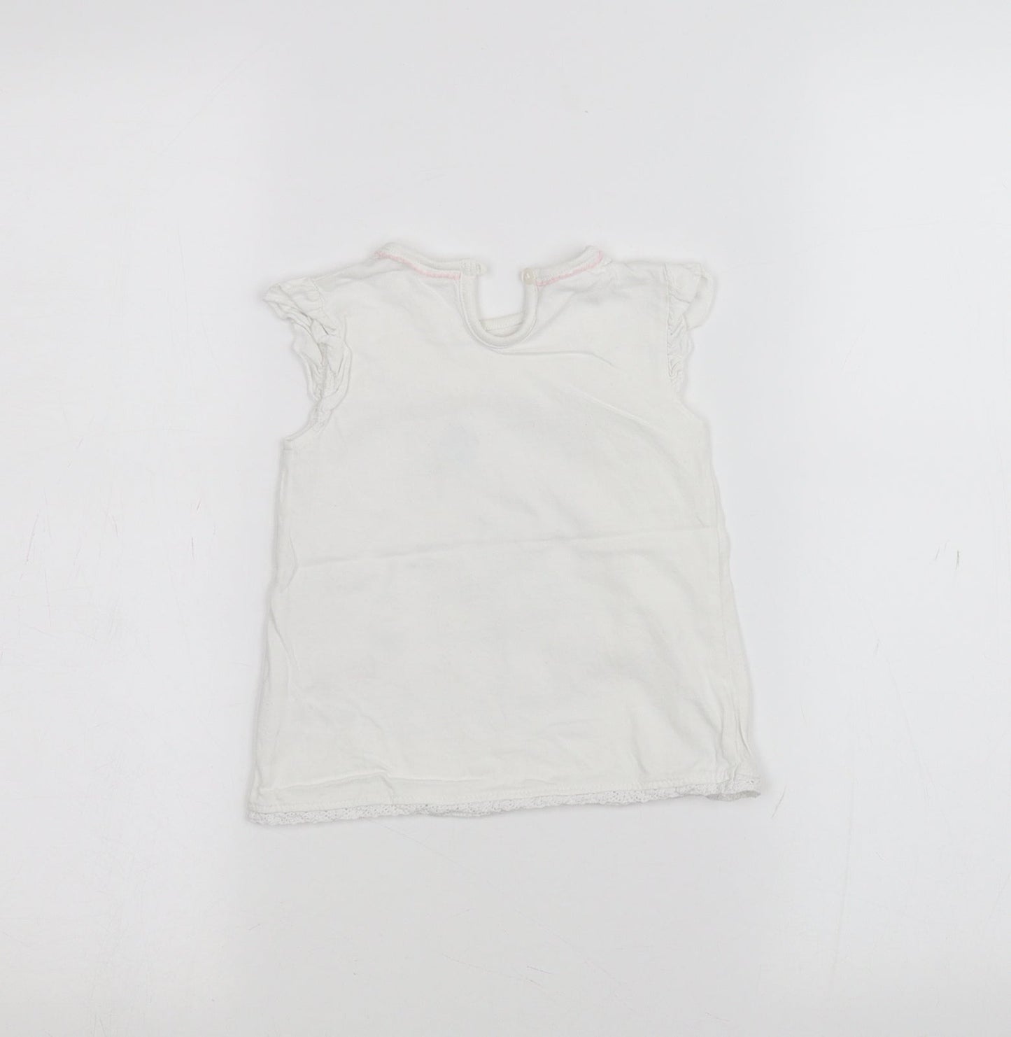 George Baby White   Basic T-Shirt Size 9-12 Months