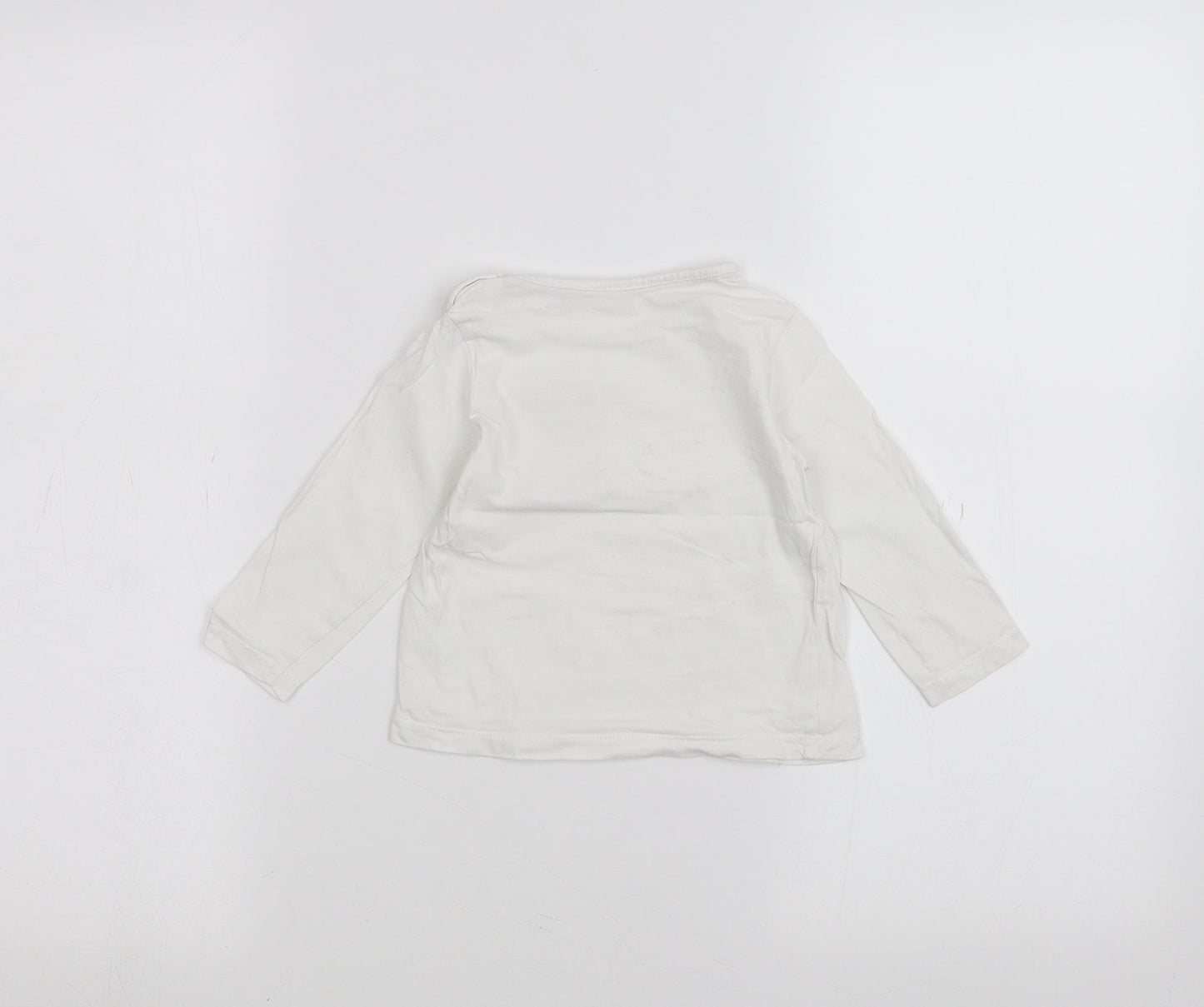 Matalan Baby White   Basic T-Shirt Size 9-12 Months