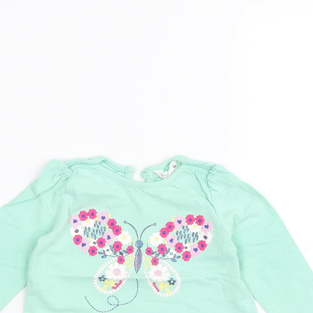M&Co Baby Green   Basic T-Shirt Size 6-9 Months