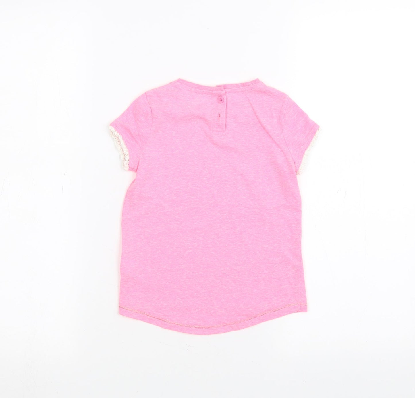 NEXT Girls Pink   Basic T-Shirt Size 2-3 Years