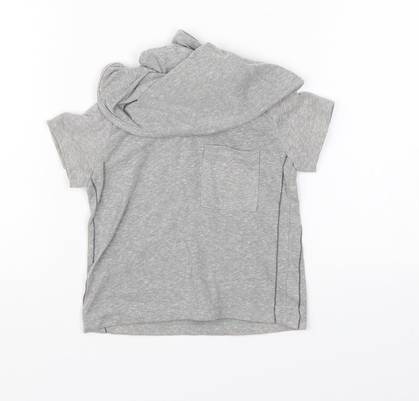NEXT Girls Grey   Basic T-Shirt Size 12-18 Months