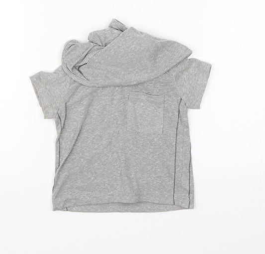 NEXT Girls Grey   Basic T-Shirt Size 12-18 Months