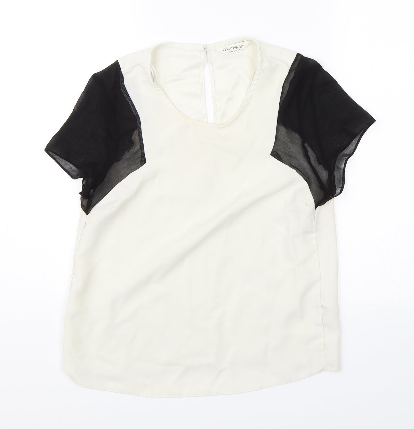 Miss Selfridge Womens White   Basic Blouse Size 6
