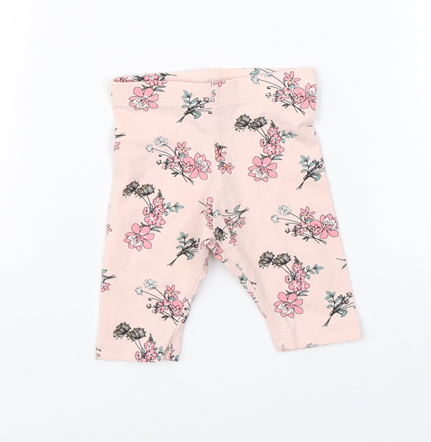 Primark Girls Pink Floral   Pyjama Pants Size 3-6 Months