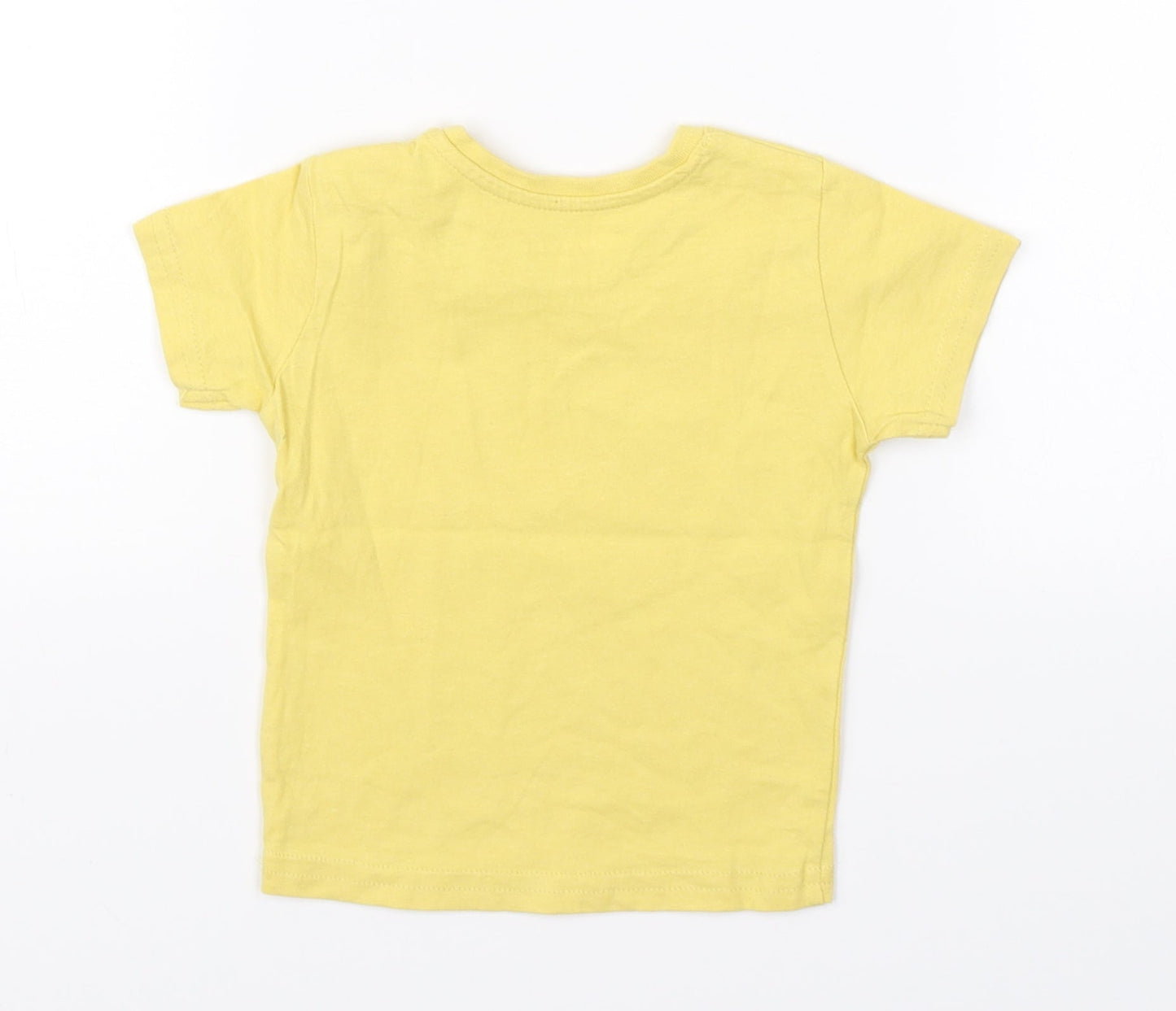 Primark Girls Yellow   Basic T-Shirt Size 6-9 Months