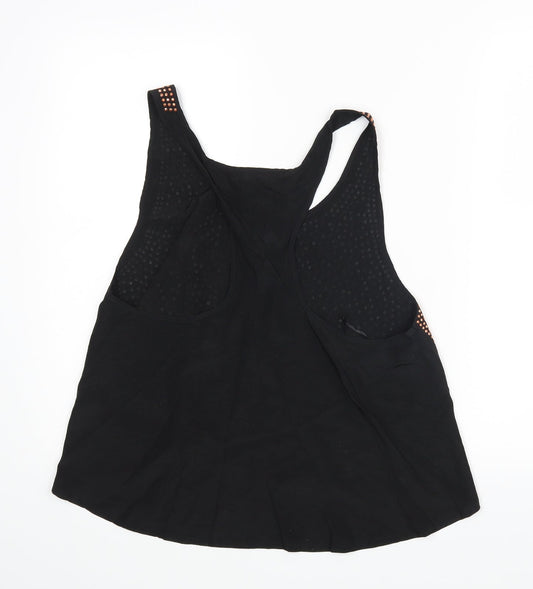 Striking Womens Black   Basic Blouse Size M