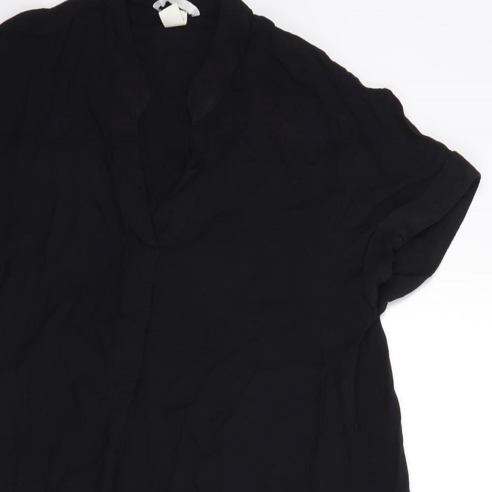 H&M Womens Black   A-Line  Size 8