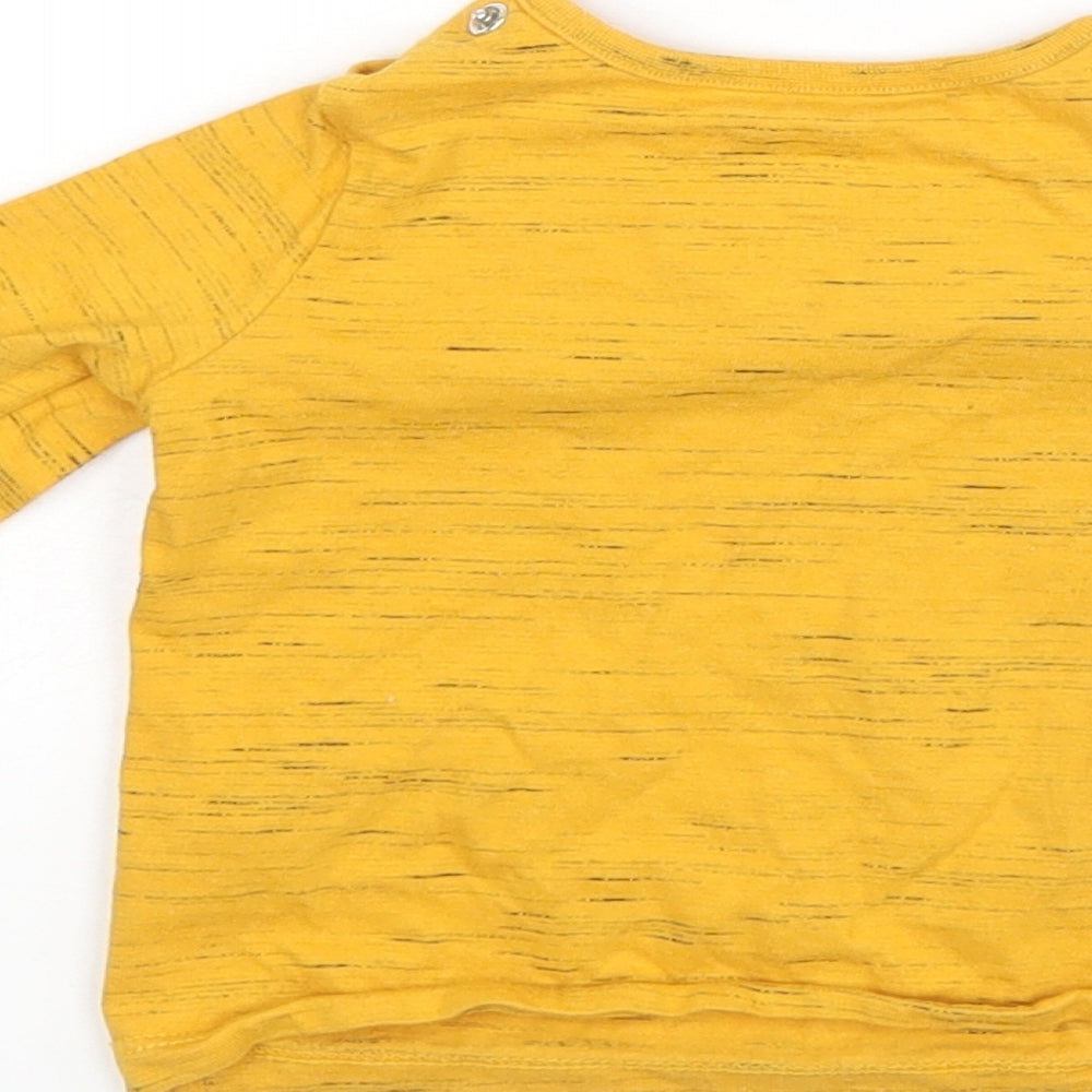 F&F Baby Yellow   Basic T-Shirt Size 3-6 Months