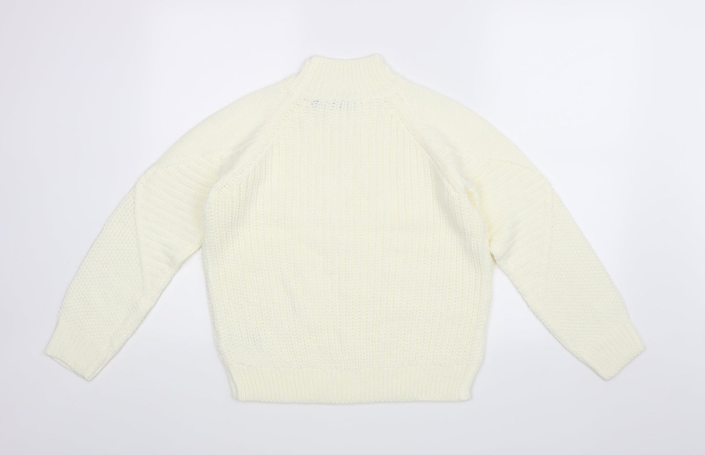 Dorothy Perkins Womens White   Pullover Jumper Size 10