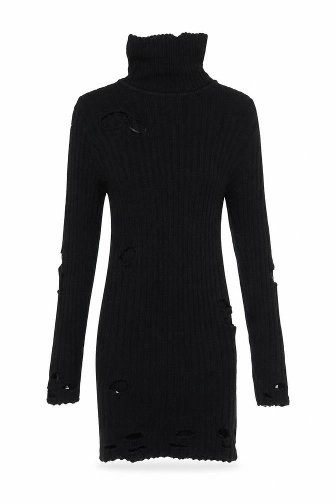 Front view of In the Style women’s black jumper, size M