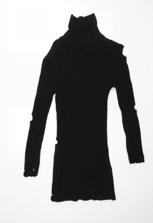 In the Style Womens Black   Pullover Jumper Size M