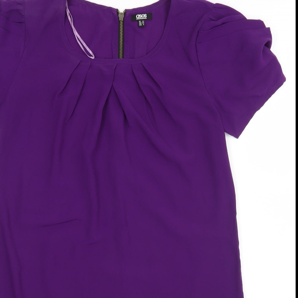 ASOS Womens Purple   Pencil Dress  Size 10