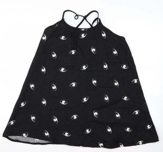 hearts and brows Womens Black   A-Line  Size 12  - eye