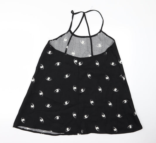 hearts and brows Womens Black   A-Line  Size 12  - eye