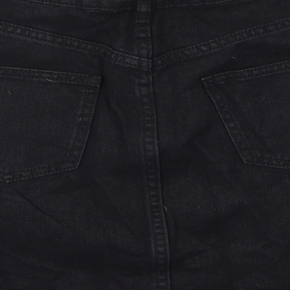 misguided Womens Black  Denim Straight & Pencil Set Size 10