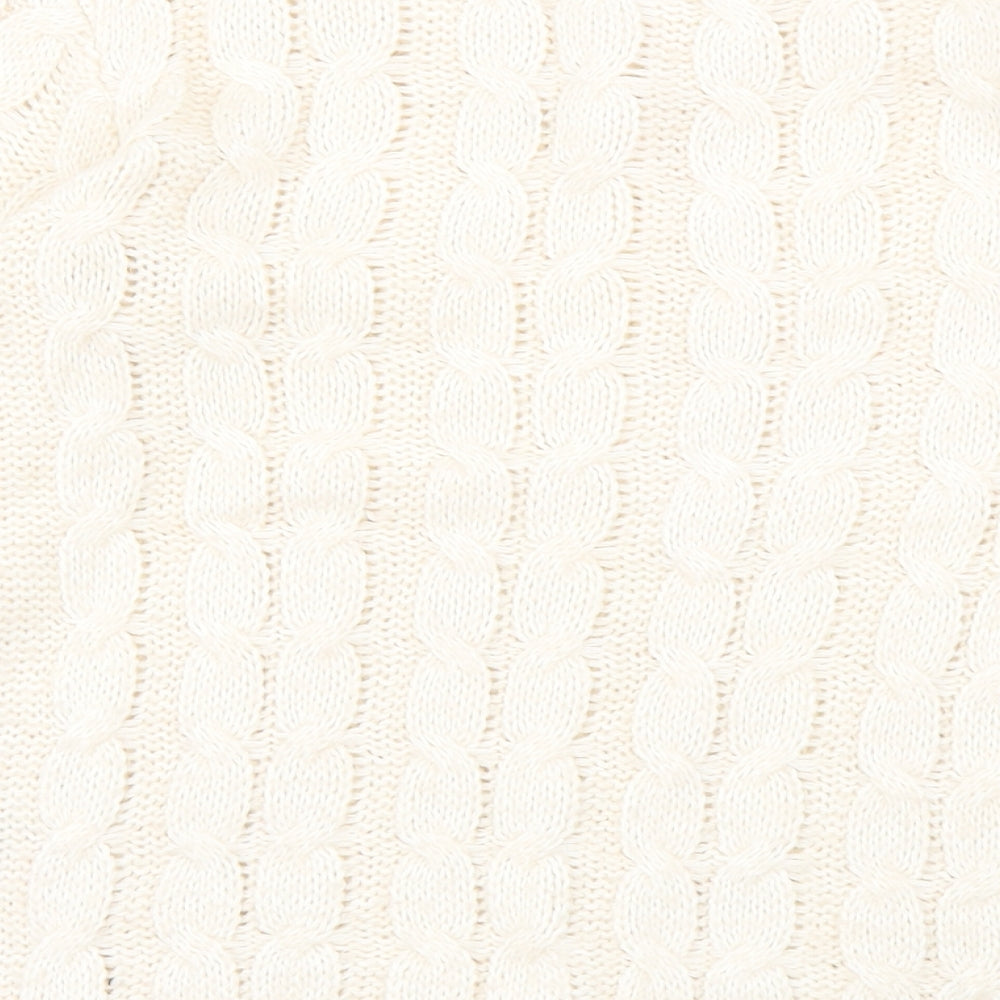 Miss Selfridge Womens White   Pullover Jumper Size 6