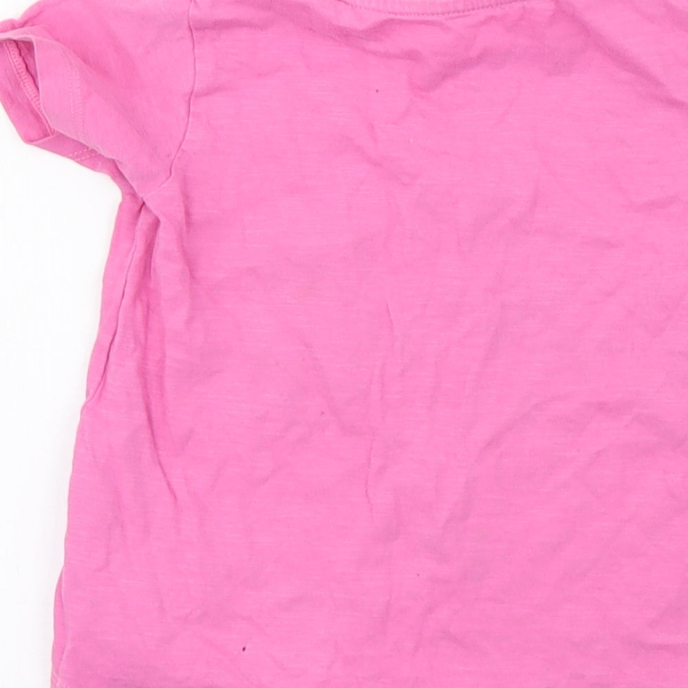 I LOVE MY TEE Girls Pink   Basic T-Shirt Size 2-3 Years  - daddys litlle raindow