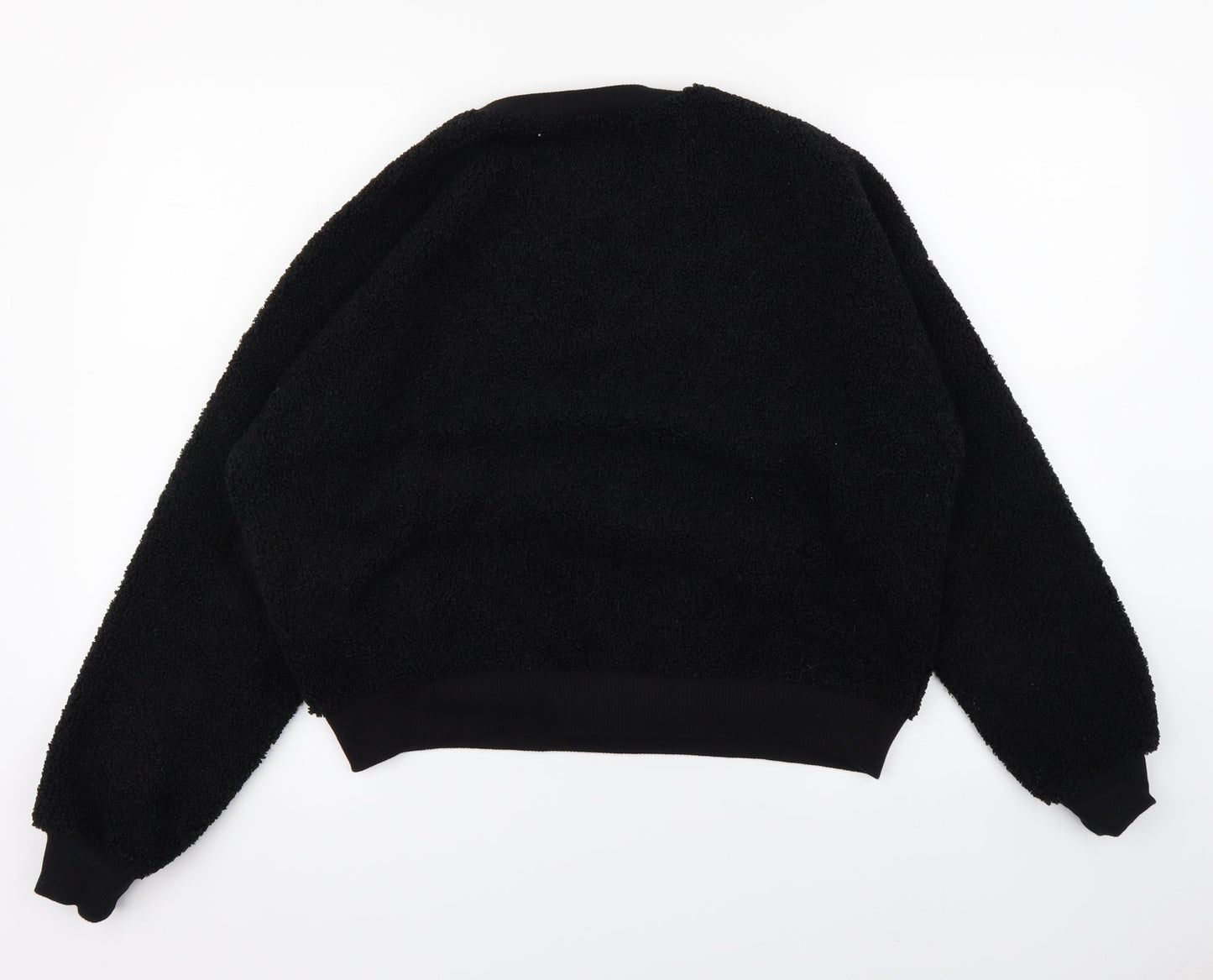 Mng Womens Black   Henley Jumper Size S