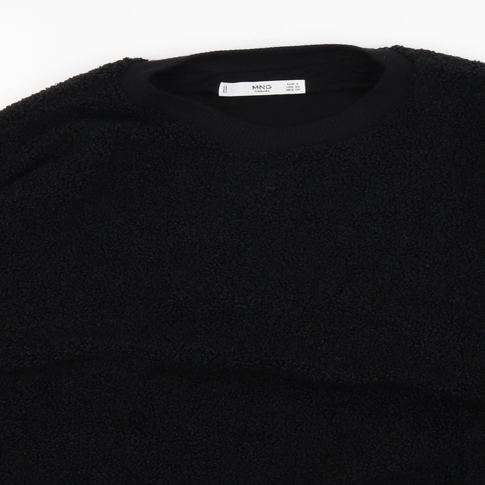 Mng Womens Black   Henley Jumper Size S