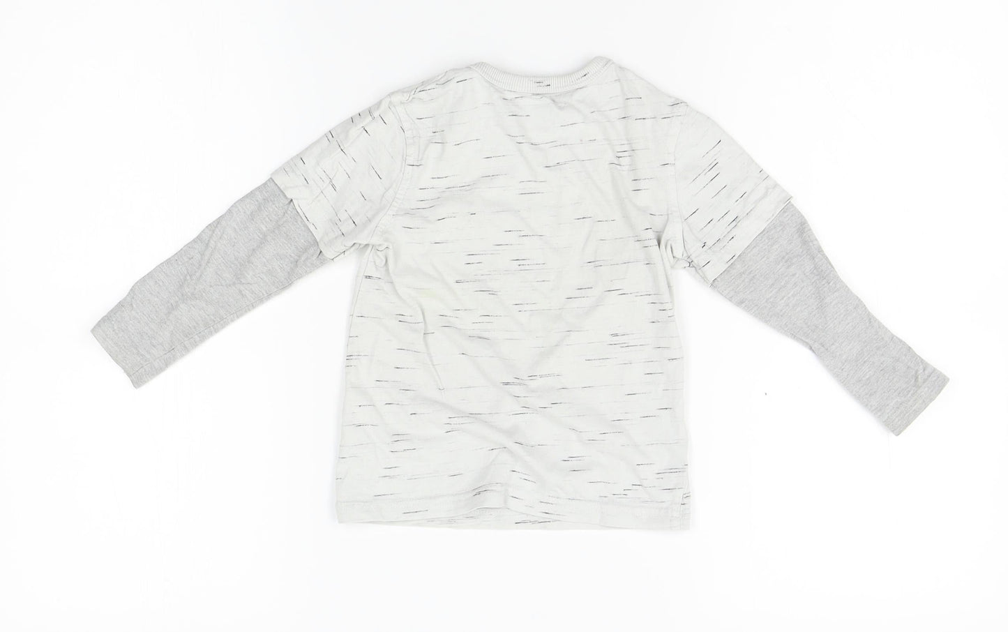 George Boys Grey   Basic T-Shirt Size 2-3 Years