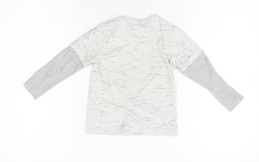 George Boys Grey   Basic T-Shirt Size 2-3 Years